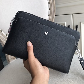 Мужская сумка Hermes (итальянский оригинал из телячьей кожи) с ло