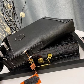 (Модель： 0335) Новейшая мужская сумка через плечо Hermes изготовл
