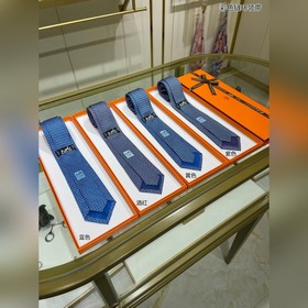 Hermès Новая коллекция галстуков для мужчин Цветные галстуки с це