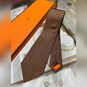 Hermès Новая коллекция галстуков для мужчин Однотонные галстуки 