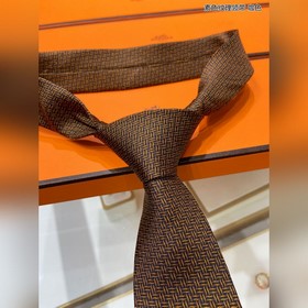 Hermès Новая коллекция галстуков для мужчин Однотонные галстуки 