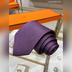 Hermès Новая коллекция галстуков для мужчин Однотонные галстуки с