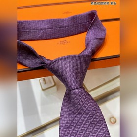 Hermès Новая коллекция галстуков для мужчин Однотонные галстуки с