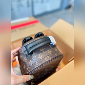 Рюкзак LV среднего размера с двойными плечевыми ремнями С ним выг