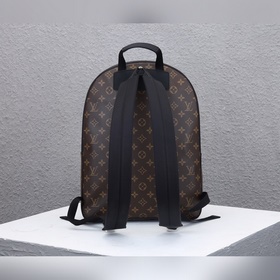 Рюкзак LV Josh Сумка с лаконичными линиямиз ткани Monogram Macass