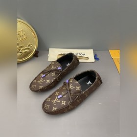 LV (Louis Vuitton) высококачественная обувь из кожи ослика. Класс