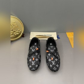 LV (Louis Vuitton) высококачественная обувь из кожи ослика. Класс
