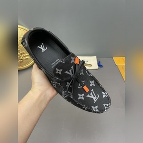 LV (Louis Vuitton) высококачественная обувь из кожи ослика. Класс