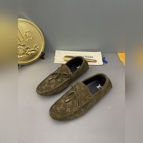 LV (Louis Vuitton) высококачественная обувь из кожи ослика. Класс