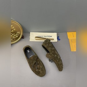 LV (Louis Vuitton) высококачественная обувь из кожи ослика. Класс