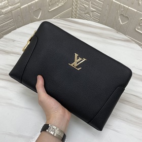 Новая мужская сумка LV из импортной кожи с четкой текстурой и пре