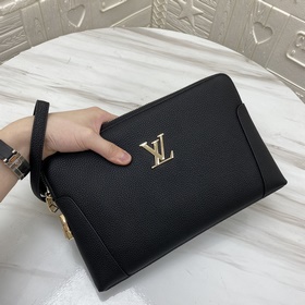 Новая мужская сумка LV из импортной кожи с четкой текстурой и пре