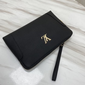 Новая мужская сумка LV из импортной кожи с четкой текстурой и пре