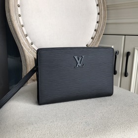 LV сумка с замком-кодом из нержавеющей стали с волнистым узором (