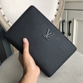 LV сумка с замком-кодом из нержавеющей стали с волнистым узором (