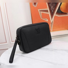 Мужская сумка LV, итальянская кожа, изготовлена импортном оборудо