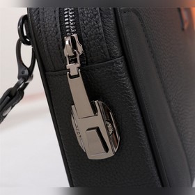 Мужская сумка LV, итальянская кожа, изготовлена импортном оборудо