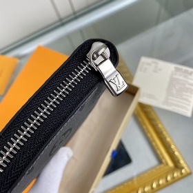 LV Новейшая серия Zippy серым цветочным узором, вертикальный коше