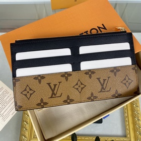 LV Модель M80390 Желтый цветок Slim Purse Сумка-клатч Сумка-клат