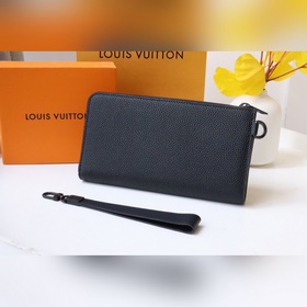 LV Модель M69831 Черный Новый длинный кошелек Aerogram Традицион