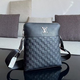Сумка через плечо LV из высококачественной импортной кожи, с лого