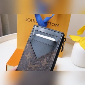 LV модель 81627 Карман для карт с застежкой-молнией Этот держател