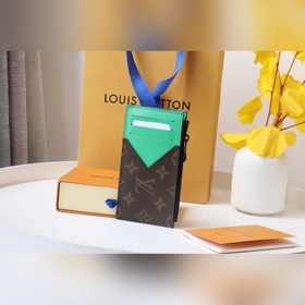 LV модель 81627 Карман для карт с застежкой-молнией Держатель для