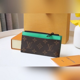LV модель 81627 Карман для карт с застежкой-молнией Держатель для