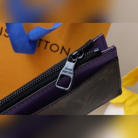 LV модель 81627 Карман для карт с застежкой-молнией Держатель для