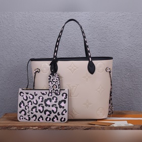 LV Капсульная коллекция Wild at Heart Сумка Neverfull среднего р