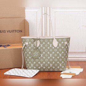 Средняя сумка LV Neverfull Мягкая кожа с привлекательным тисненым