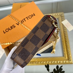 LV Модель： M63032 Кофейный комплект из трех предметов Сумка Felic