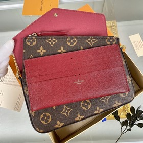 LV Модель： M61276 Старшая дама, трехкомпонентный комплект Pochett