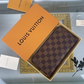 LV Модель： N60046 Кофейно-розовый кошелек Zippy Эта новая версия