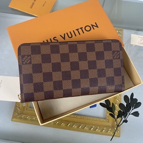 LV Модель： N60046 Кофейно-розовый кошелек Zippy Эта новая версия