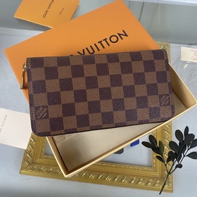 LV Модель： N60046 Кофейно-розовый кошелек Zippy Эта новая версия