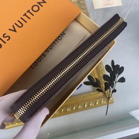 LV Модель： N60046 Кофейно-розовый кошелек Zippy Эта новая версия 