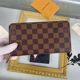 LV Модель： N60046 Кофейно-розовый кошелек Zippy Эта новая версия 