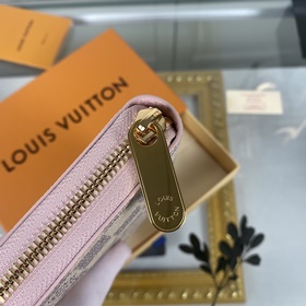 LV Модель： N63503 Белый розовый Кошелек Zippy Эта новая версия к