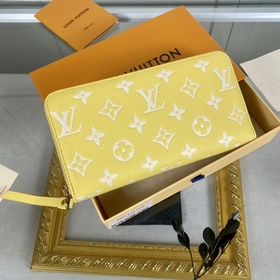 LV Модель M81247 Желтый Spring in the City Серия Zippy Кошелек Св