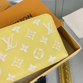LV Модель M81247 Желтый Spring in the City Серия Zippy Кошелек Св