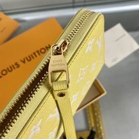 LV Модель M81247 Желтый Spring in the City Серия Zippy Кошелек Св