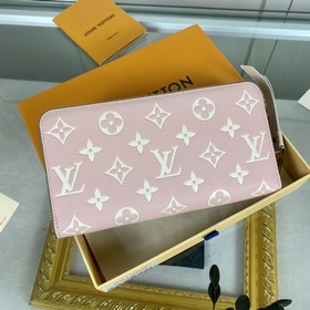 LV Модель M81280 Зеленый Серия Spring in the City Зippy Кошелек С