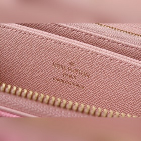 LV кошелек на молнии, сумка-клатч, модель M81226 Кошелек Кожаный