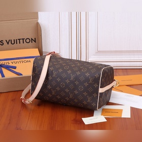 Сумка LV Speedy Кожаные ручки, холст с монограммой. Неудивительно