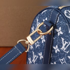 Сумка LV Speedy Bandoulière 25 Джинсовая ткань с узором Monogram 
