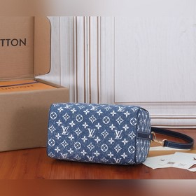 Сумка LV Speedy Bandoulière 25 Джинсовая ткань с узором Monogram 