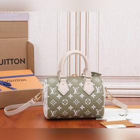 Сумка LV Speedy Bandoulière 20 Изготовлена из кожи Monogram Empre