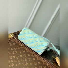 LV Модель M81625 с тиснением, зеленая сумка Nano Speedy Изготовле