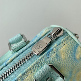 LV Модель M81625 с тиснением, зеленая сумка Nano Speedy Изготовле